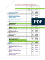 Summary of Cost Estimation For 10 Ton Bollard Pull Tug Boat: No. Description Quantity Unit Hull Unit Price (BDT)