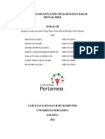Pengolahan Limbah Sampah Plastik Menjadi Bahan Bakar Minyak