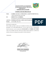 Informe Municipalidad Distrital de Querobamba