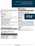 Ficha Tecnica Pegablock Tipo N (Intaco) - 1