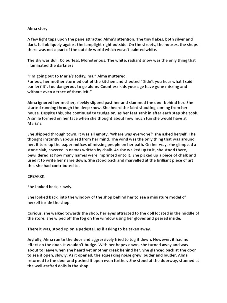 Alma Story | PDF