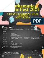 Mathematics Demo-Fest 2021: Cupang National High School MAY 14, 2021