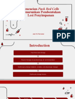 Pencucian Pack Red Cells Menurunkan Pembentukan Lesi Penyimpanan