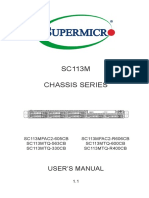 SuperMicro SC113M Chassis Manual