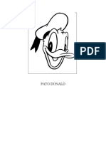 PATO DONALD PARA PINTAR