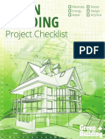 Green Building Project Checklist (Green Building Canada)