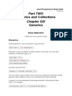 Generics and Collections Generics: Part TWO Chapter SIX