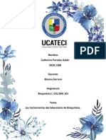 Las Normas Del Laboratorio de Bioquímica y 10 Instrumentos y Sus Usos