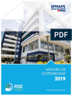 Memoria de Sostenibilidad EPMAPS Agua de Quito 2019