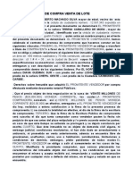 Contrato de Compra Venta de Lote