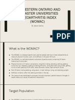 Mid-Term Presentation Womac PDF