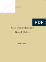 Reşat Atabek Sayı Sembolizmine Genel Bakış