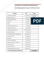 Ejercicio Sobre Ejecución y Contabilización Presupuestal-MARZO 11