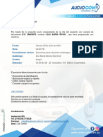 Ibagué, 15 de Abril de 2021: Fecha Hora Procedimiento Clínico Audiologo Ciudad Dirección