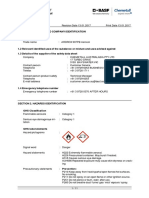 Safety Data Sheet: ARDROX 907PB Aerosol