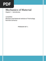 Problem Set 1 Properties of Material