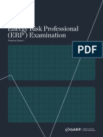 Energy Risk Professional (Erp) Examination: Practice Exam 1