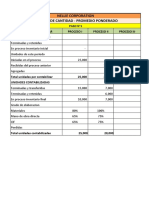 Informe de producción equivalente promedio ponderado Nellie Corporation