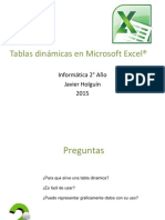 Tablas dinámicas en Microsoft Excel