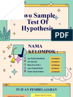 2019 - G - 191500039 - Two Sampel Tests of Hypothesis - Presentasi Full