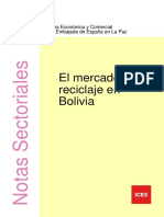 Pdfcoffee.com Mercado Del Reciclaje en Bolivia PDF Free