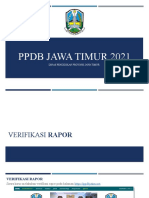 Sosialisasi Verifikasi Raport & Pin PPDB Sman Dan SMKN Jawa Timur 2021 v1.2