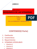 Bioquimica I - Tercera Unidad - Vitaminas - Upads 2016