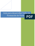 Guía - Taller de Formación de Formadores