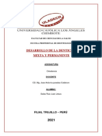 Desarrollo de La Denticioon Permanente y Decidua