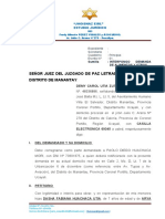 Demanda de Alimentos Caso PNP Huachaca