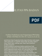 Fasilitas PPh Badan