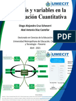 Trabajo - Unidad III - Hipótesis y Variables en La Investigación Cuantitativa - Diego Cruz - Abel Díaz
