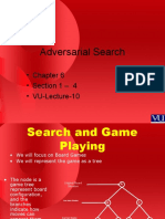 Adversarial Search: - Chapter 6 - Section 1 - 4 - VU-Lecture-10