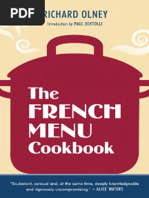 Recipes From The French Menu Cookbook by Richard Olney