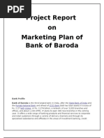 Project Report On Bank of Baroda Marketing Plan