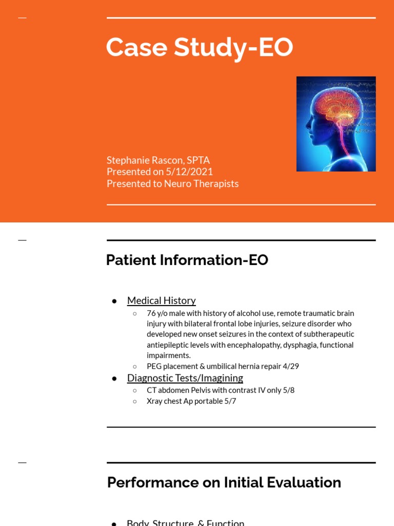 Case Study Clinical NWM | PDF | Epilepsy | Human Diseases And Disorders