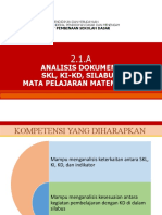 2.1 B PPT - Analisis KI, KD, Dan Materi Matematika