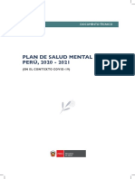 Plan de Salud Mental