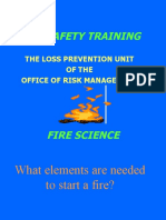 Fire Safety Training: The Loss Prevention Unit of The Office of Risk Management