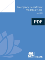 Emergency Department Models of Care July 2012