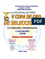 Evento Evaluatorio: Categoría Preinfantil