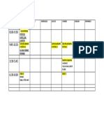 Horario 2021 Utp