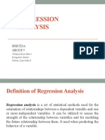 Group-5 Regression Analysis ECE3A