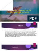 21st Century Literature From The Philippines and The World: Lesson 3 Week 4