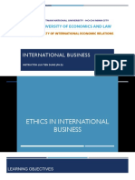 International Business: Instructor: Luu Tien Dung (PH.D)