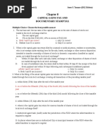 Capital Gains Tax and Documentary Stamp Tax: Multiple Choice: Choose The Best Possible Answer