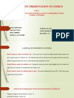 Powerpoint Presentation On Ethics: Title-Comprehensive Analysis of Ethics and Its Comparision From Other Countries