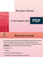 Retardasi Mental: Dr. Dian Angraeni, Spa, M. Kes