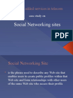 Value Added Services in Telecom: Social Networking Sites