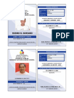 BADAC TEMPLATE - Identification Card Template